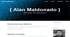 Desktop Screenshot of alanmaldonado.pro