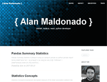 Tablet Screenshot of alanmaldonado.pro